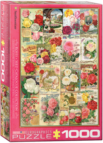 Puzzle Eurographics: 1000 piece Roses Seed Catalogue Collection