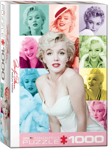 Puzzle Eurographics: 1000 piece Marilyn Monroe Color Portraits by Milton Greene