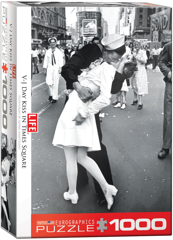 Puzzle Eurographics: 1000 piece V-J Day Kiss in Times Square by Alfred Eisenstaedt