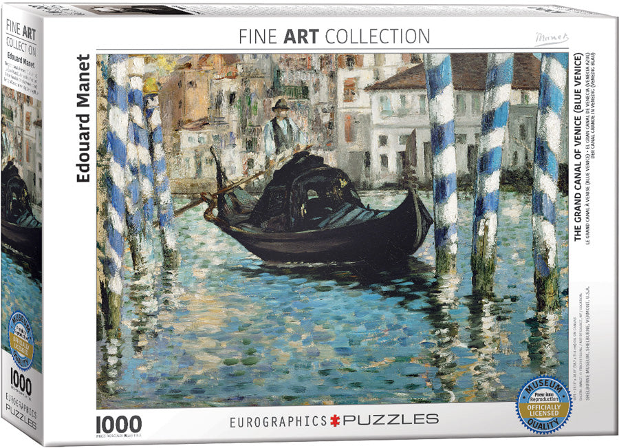Puzzle Eurographics: 1000 piece Edouard Manet - The Grand Canal of Venice (Blue Venice)