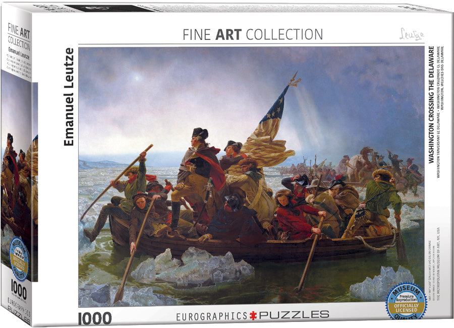 Puzzle Eurographics: 1000 piece Emanuel Leutze  - Washington Crossing the Delaware