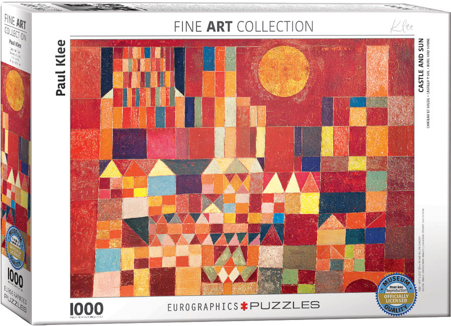 Puzzle Eurographics: 1000 piece Paul Klee - Castle and Sun