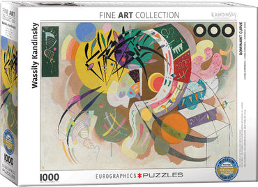 Puzzle Eurographics: 1000 piece Wassily Kandinsky - Dominant Curve