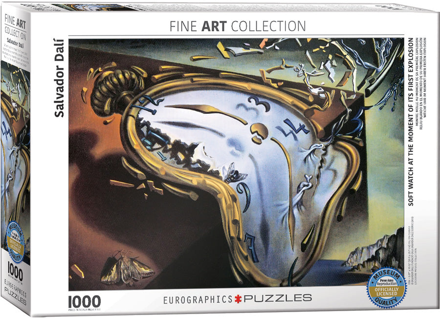 Puzzle Eurographics: 1000 piece Salvador Dalí - Soft Watch At Moment of First Explosion