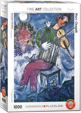 Puzzle Eurographics: 1000 piece Marc Chagall - The Blue Violinist