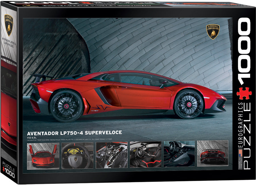 Puzzle Eurographics: 1000 piece Aventador LP 750-4 Superveloce, Lamborghini