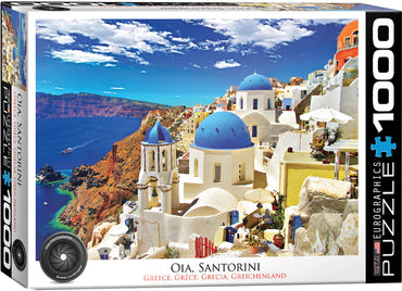 Puzzle Eurographics: 1000 piece Oia, Santorini Greece
