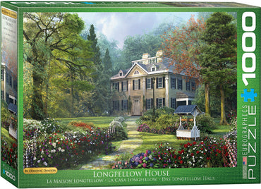 Puzzle Eurographics: 1000 piece Longfellow House by Dominic Davison