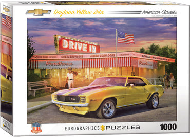 Puzzle Eurographics: 1000 piece Daytona Yellow Zeta by Greg Giordano