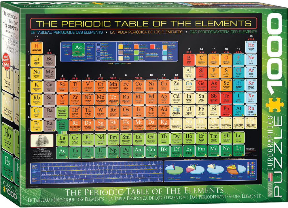 Puzzle Eurographics: 1000 piece The Periodic Table of the Elements