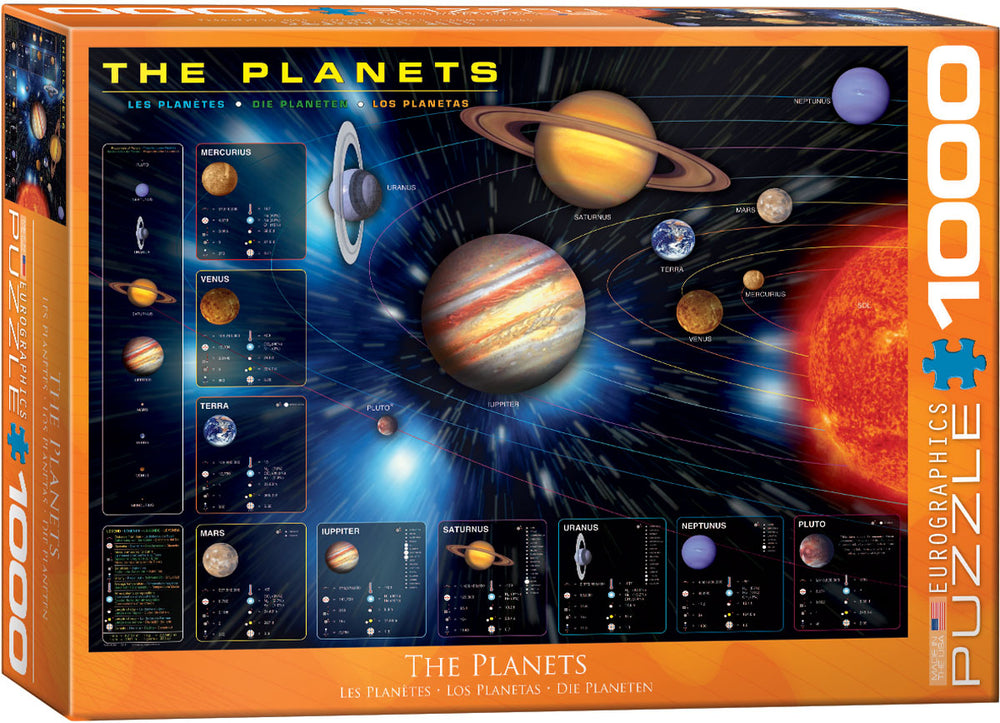 Puzzle Eurographics: 1000 piece The Planets