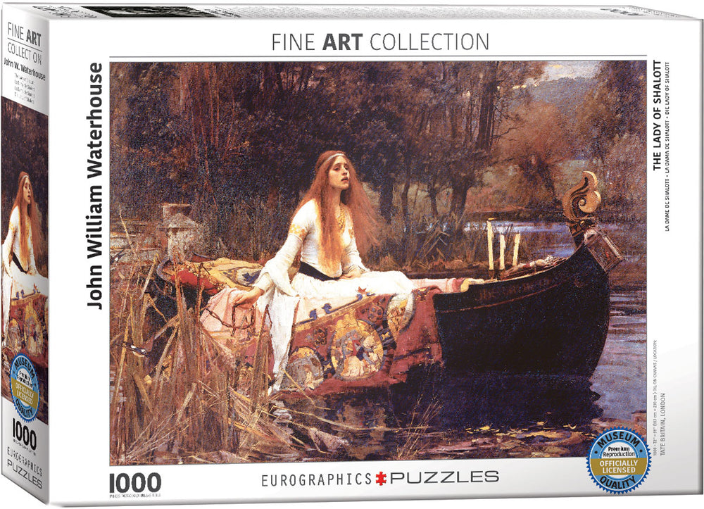 Puzzle Eurographics: 1000 piece John William Waterhouse - The Lady of Shalott