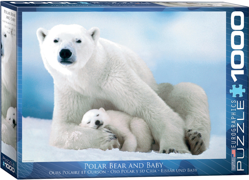 Puzzle Eurographics: 1000 piece Polar Bear & Baby