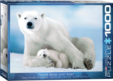Puzzle Eurographics: 1000 piece Polar Bear & Baby