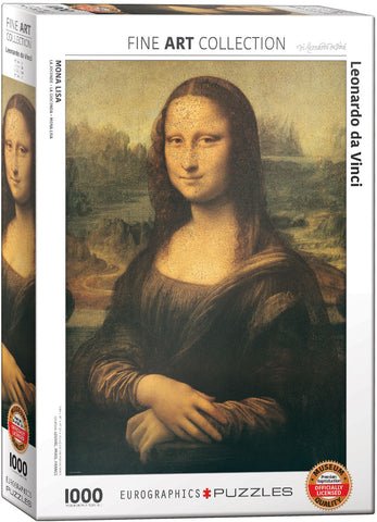 Puzzle Eurographics: 1000 piece Leonardo da Vinci - Mona Lisa