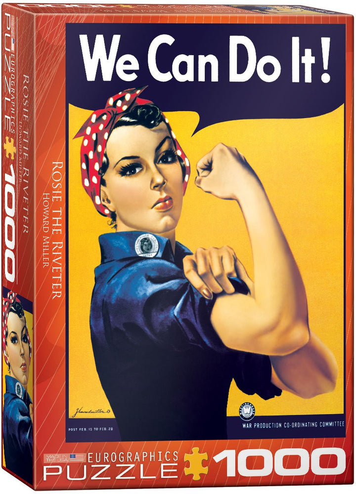 Puzzle Eurographics: 1000 piece Rosie the Riveter by Howard Miller