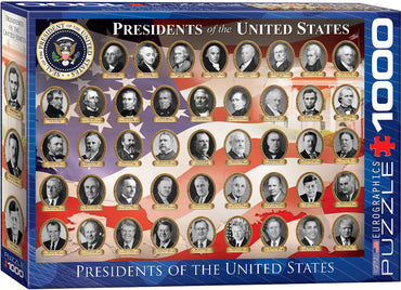 Puzzle Eurographics: 1000 piece Presidents of the United States