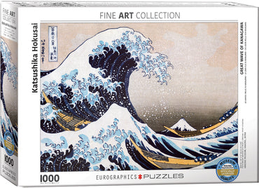 Puzzle Eurographics: 1000 piece Katsushika Hokusai - Great Wave of Kanagawa