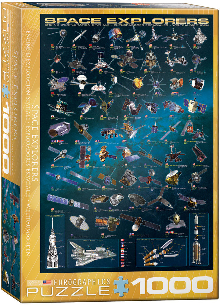 Puzzle Eurographics: 1000 piece Space Explorers