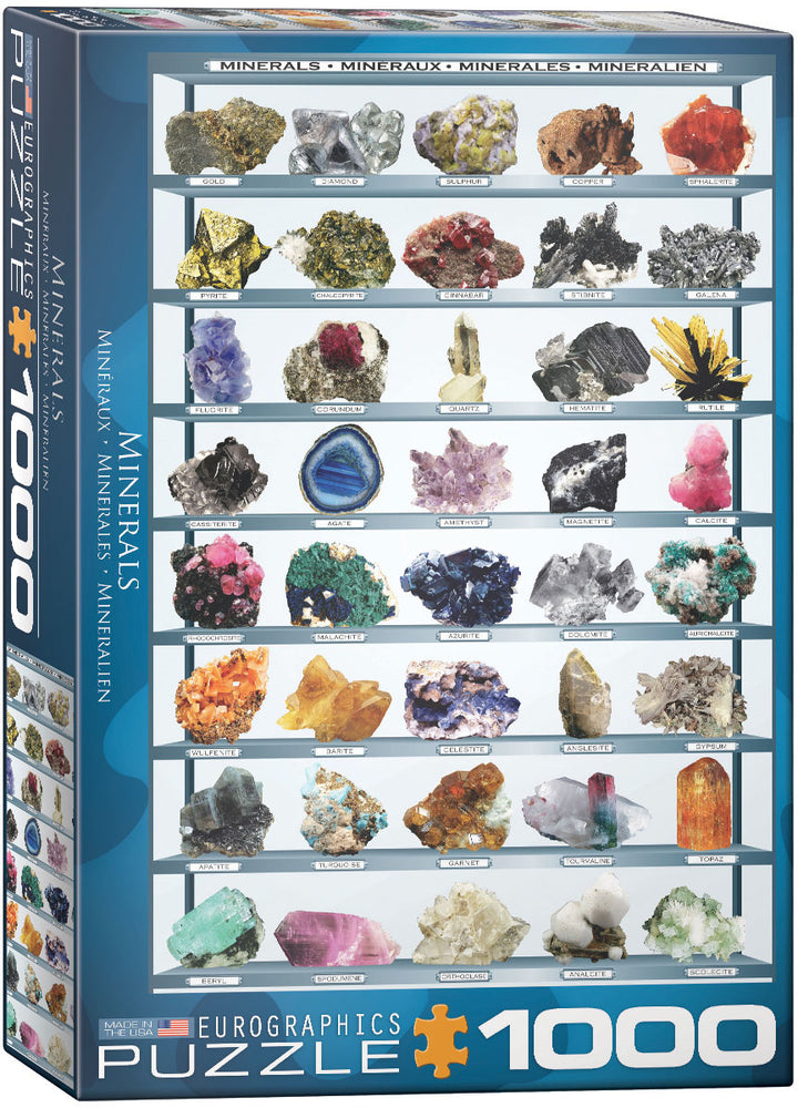 Puzzle Eurographics: 1000 piece Minerals of the World