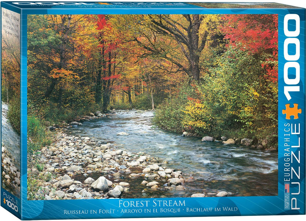 Puzzle Eurographics: 1000 piece Forest Stream