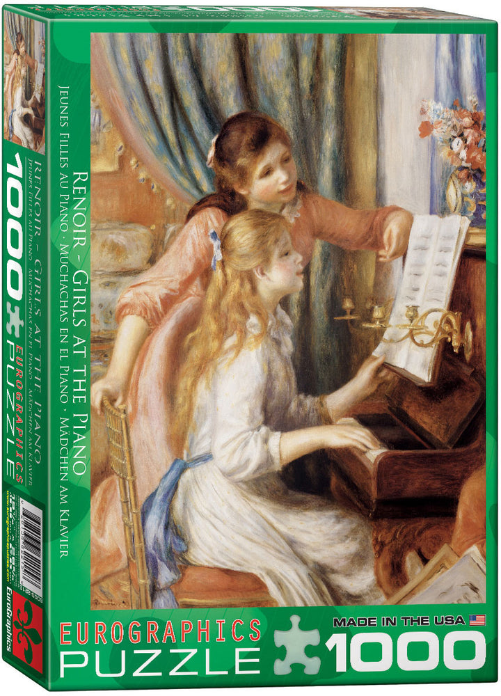 Puzzle Eurographics: 1000 piece Pierre-Auguste Renoir - Girls at the Piano