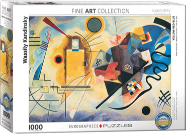 Puzzle Eurographics: 1000 piece Wassily Kandinsky - Yellow, Red, Blue