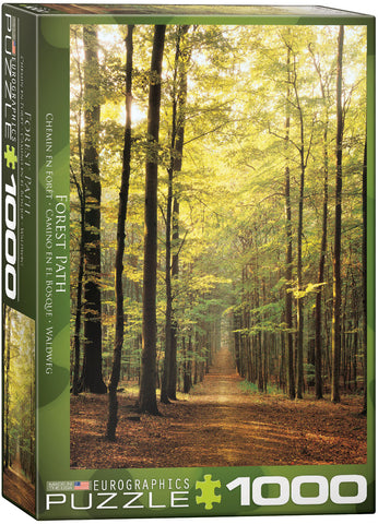 Puzzle Eurographics: 1000 piece Forest Path