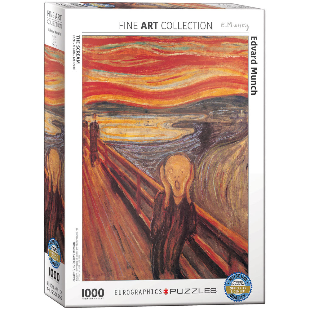 Puzzle Eurographics: 1000 piece Edvard Munch - The Scream