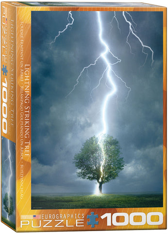 Puzzle Eurographics: 1000 piece Lighting Striking Tree