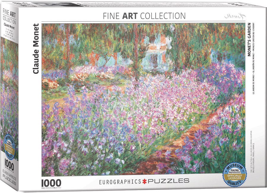 Puzzle Eurographics: 1000 piece Claude Monet - Monet's Garden