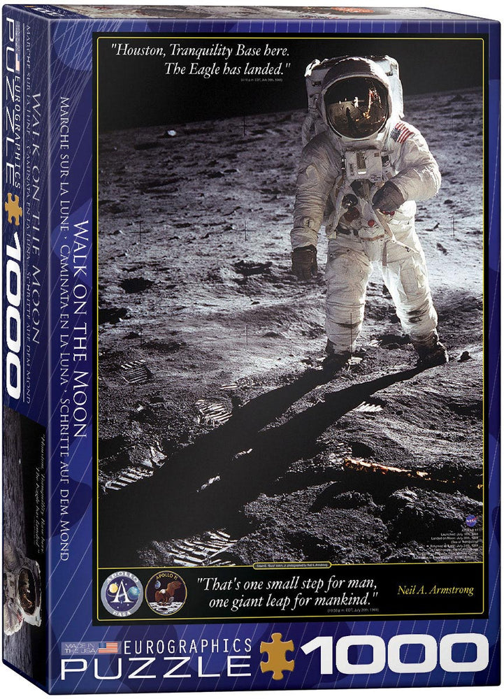 Puzzle Eurographics: 1000 piece Walk on the Moon