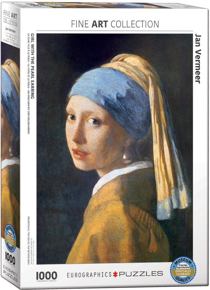 Puzzle Eurographics: 1000 piece Jan Vermeer de Delft - Girl with the Pearl Earring
