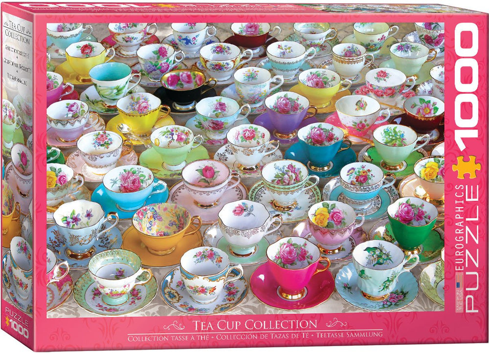 Puzzle Eurographics: 1000 piece Tea Cup Collection