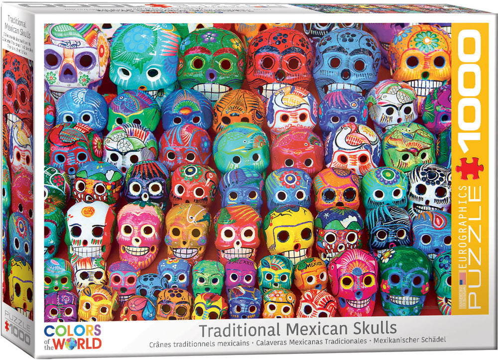 Puzzle Eurographics: 1000 piece Traditional Mexican Skulls