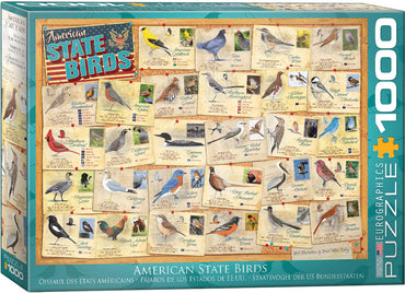 Puzzle Eurographics: 1000 piece American State Birds
