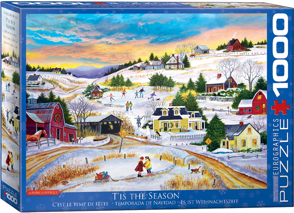 Puzzle Eurographics: 1000 piece T'is the Season by Patricia Bourque