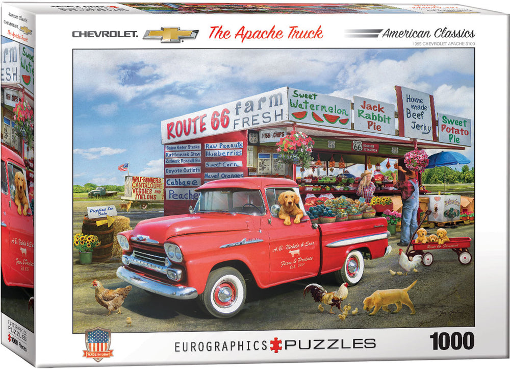 Puzzle Eurographics: 1000 piece The Apache Truck by Greg Giordano