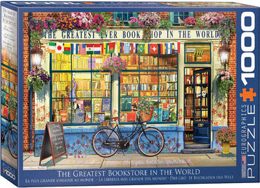 Puzzle Eurographics: 1000 piece The Greatest Bookstore in the World