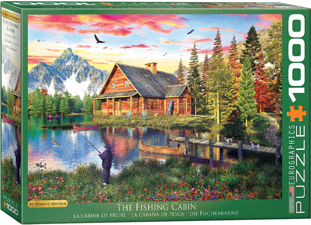 Puzzle Eurographics: 1000 piece The Fishing Cabin by Dominic Davison
