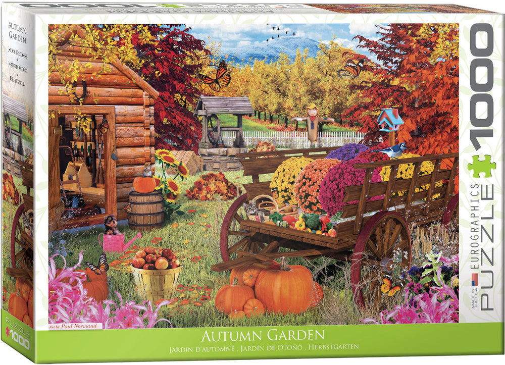 Puzzle Eurographics: 1000 piece Autumn Garden by Paul Normand