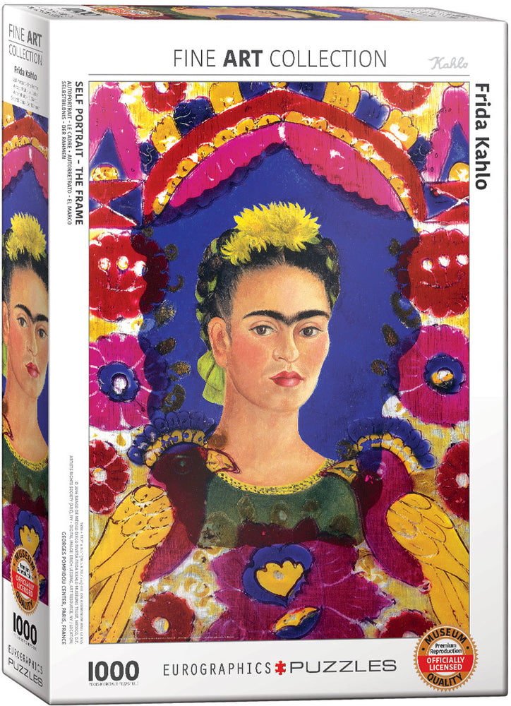 Puzzle Eurographics: 1000 piece Frida Kahlo - Self Portrait, The Frame