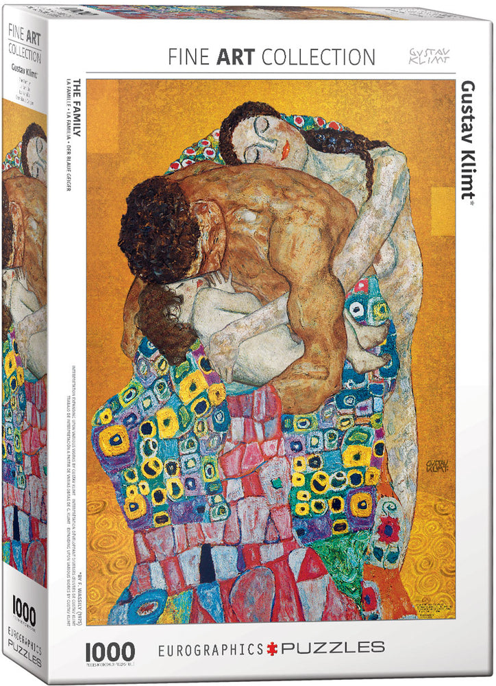Puzzle Eurographics: 1000 piece Gustav Klimt - The Family (Expanding upon the work by Gustav Klimt)