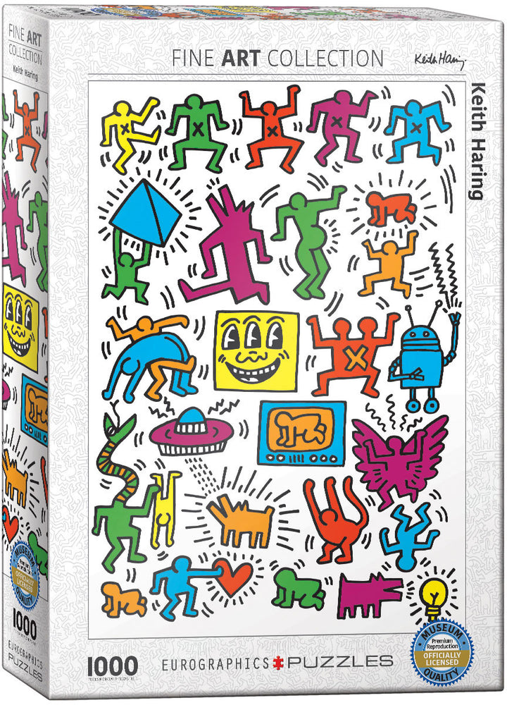 Puzzle Eurographics: 1000 piece Keith Haring - Collage