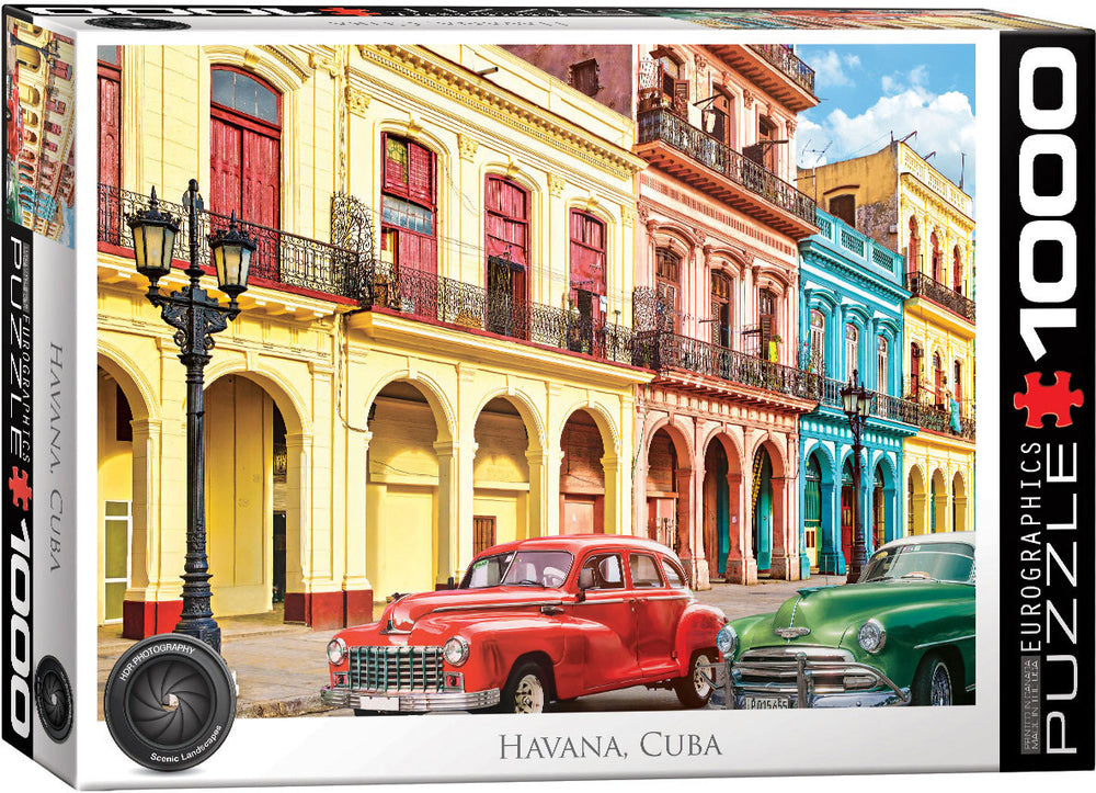 Puzzle Eurographics: 1000 piece La Habana, Cuba