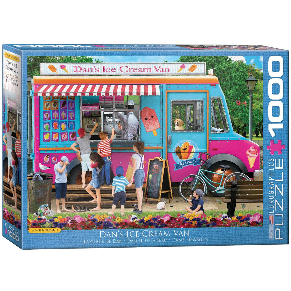Puzzle Eurographics: 1000 piece Dan's Ice Cream Van by Paul Normand