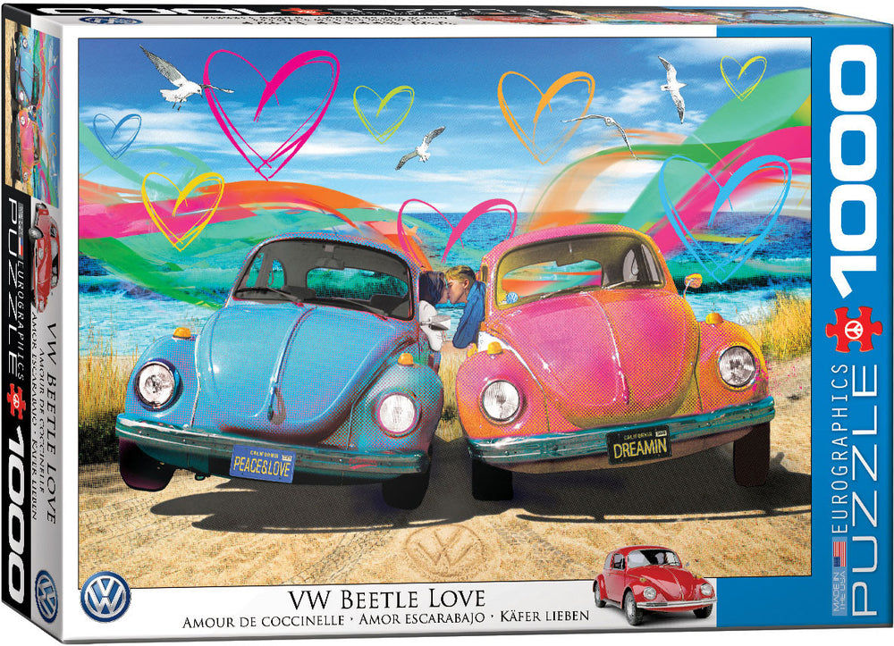 Puzzle Eurographics: 1000 piece Beetle Love by Parker Greenfield