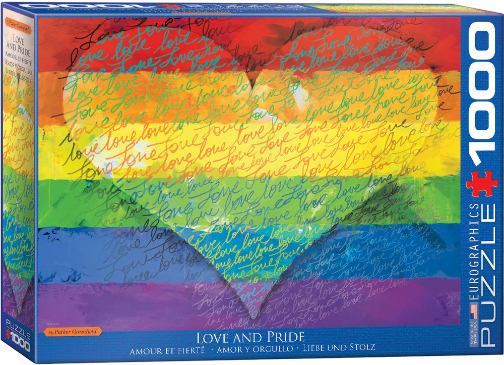 Puzzle Eurographics: 1000 piece Love & Pride!