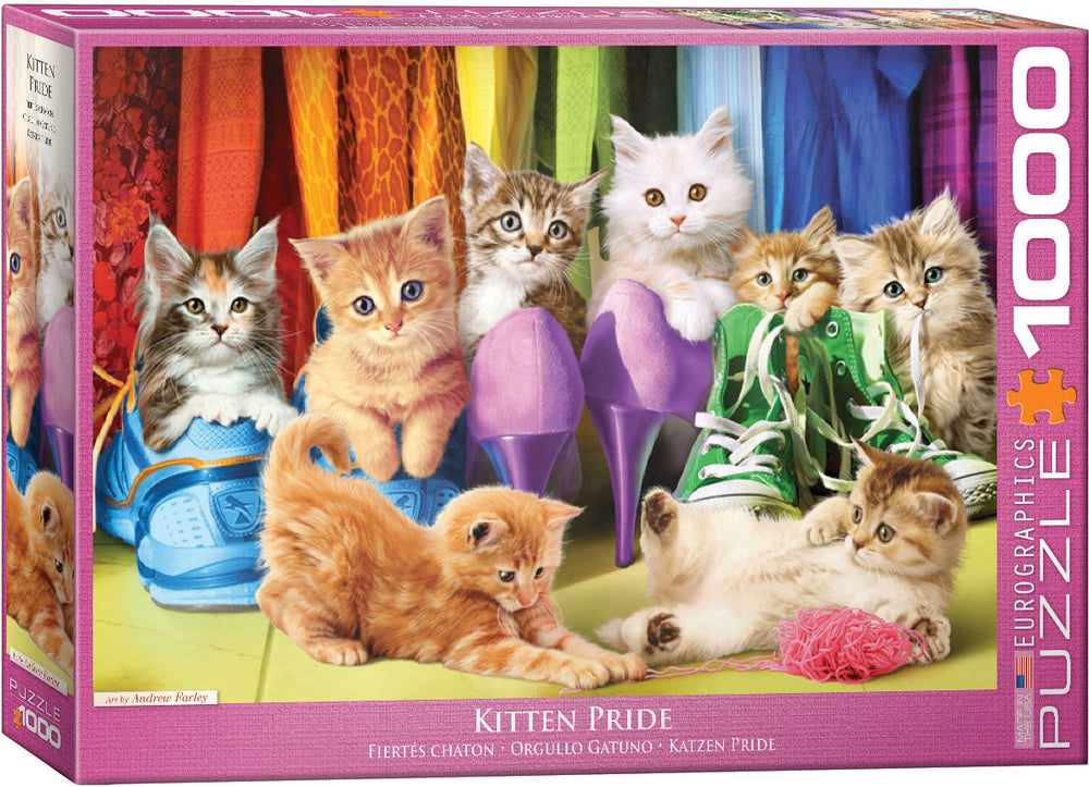 Puzzle Eurographics: 1000 piece Kitten Pride