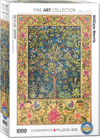Puzzle Eurographics: 1000 piece William Morris - Tree of Life Tapestry